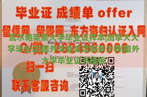 瓦尔帕莱索大学毕业证样本|加拿大大学毕业证|国外毕业证定制多少钱|国外大学毕业证书模板